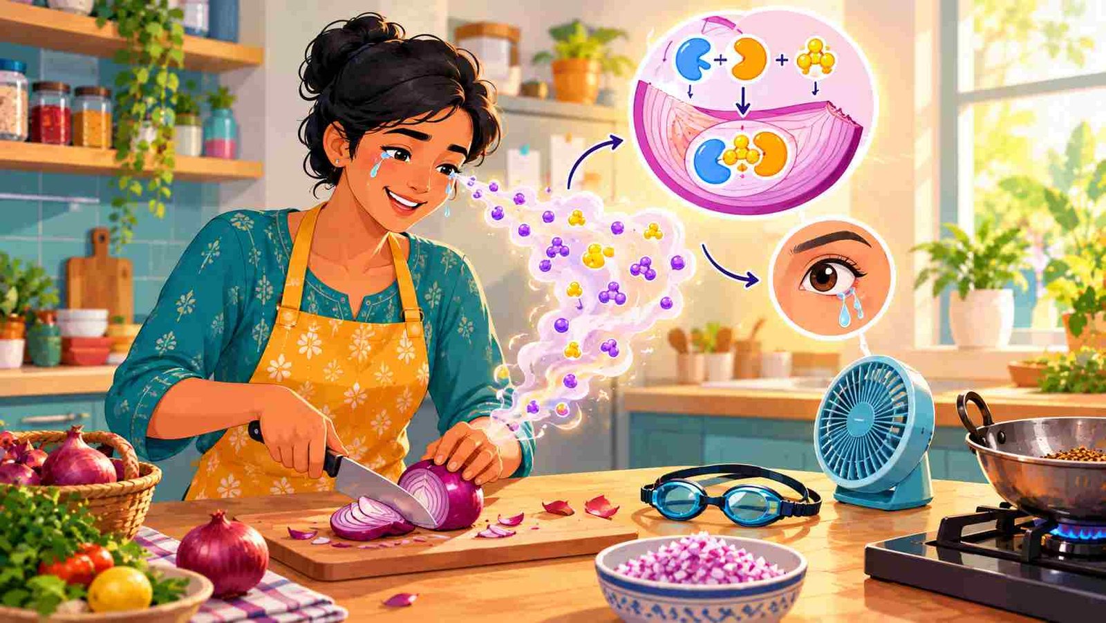 The Chemistry Behind Why Onions Make You Cry